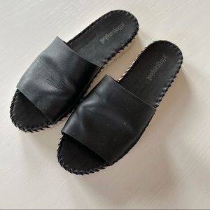 Jeffrey Campbell Pave Platform Slide Sandals